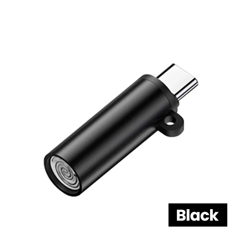 Type C Mini Cigarette Lighter Blow-to-Ignite Auto Shut-Off Outdoor Safety USB C Mobile Cigarette Lighter Adapter For iPhone 17