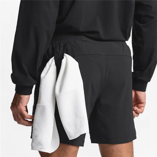 Men's Running Shorts Men Sports Quick Dry