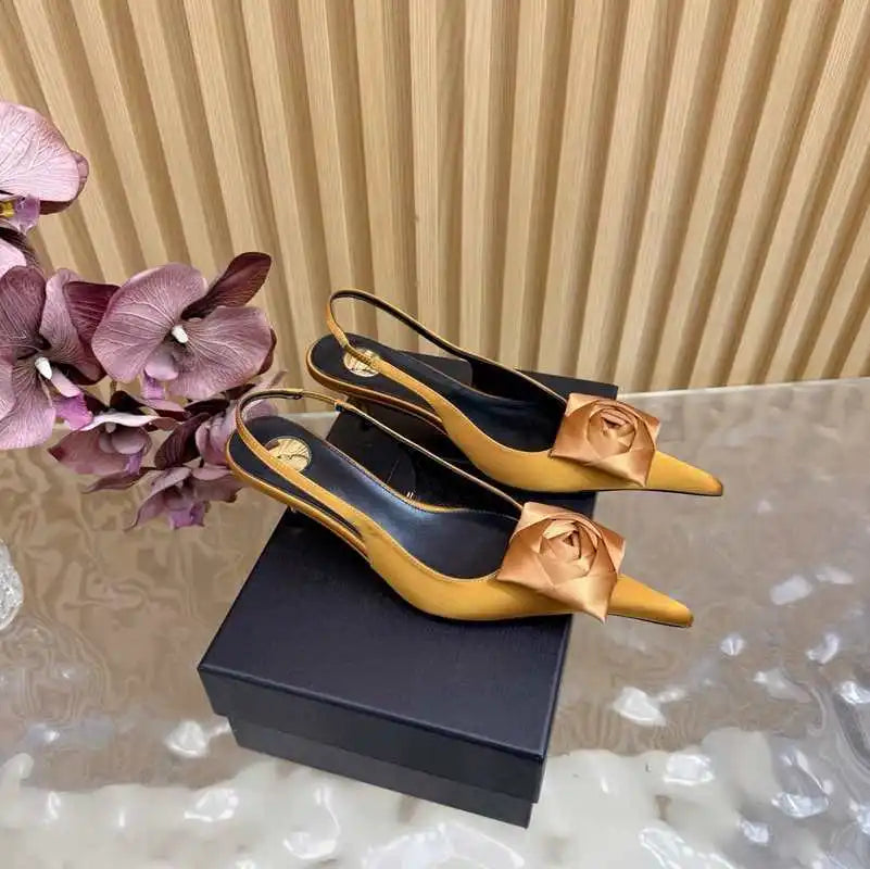 2026 High-heel 5.5 cm Shoes for Women Size 34-43 New Fashion Pointed Women's Sandals Summer Women Shoes Sandalias De Mujer