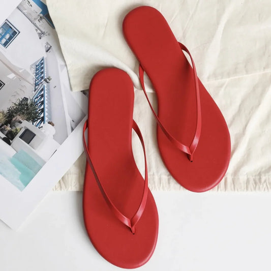 2025 new Spring/summer/women slippers candy-colored beach sandals outdoor wild fashion ladies flip flops