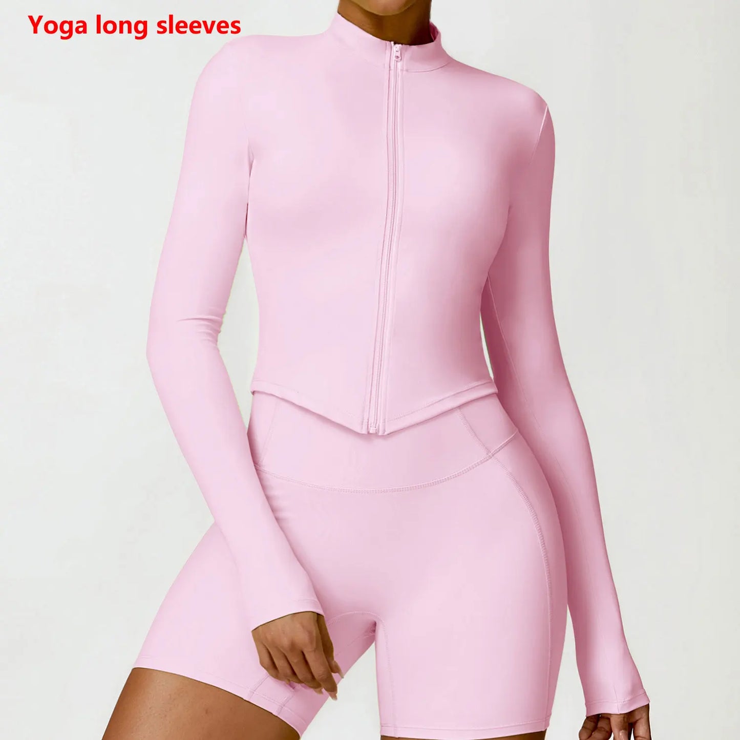 Chaqueta de mujer con cremallera completa y estilo deportivo