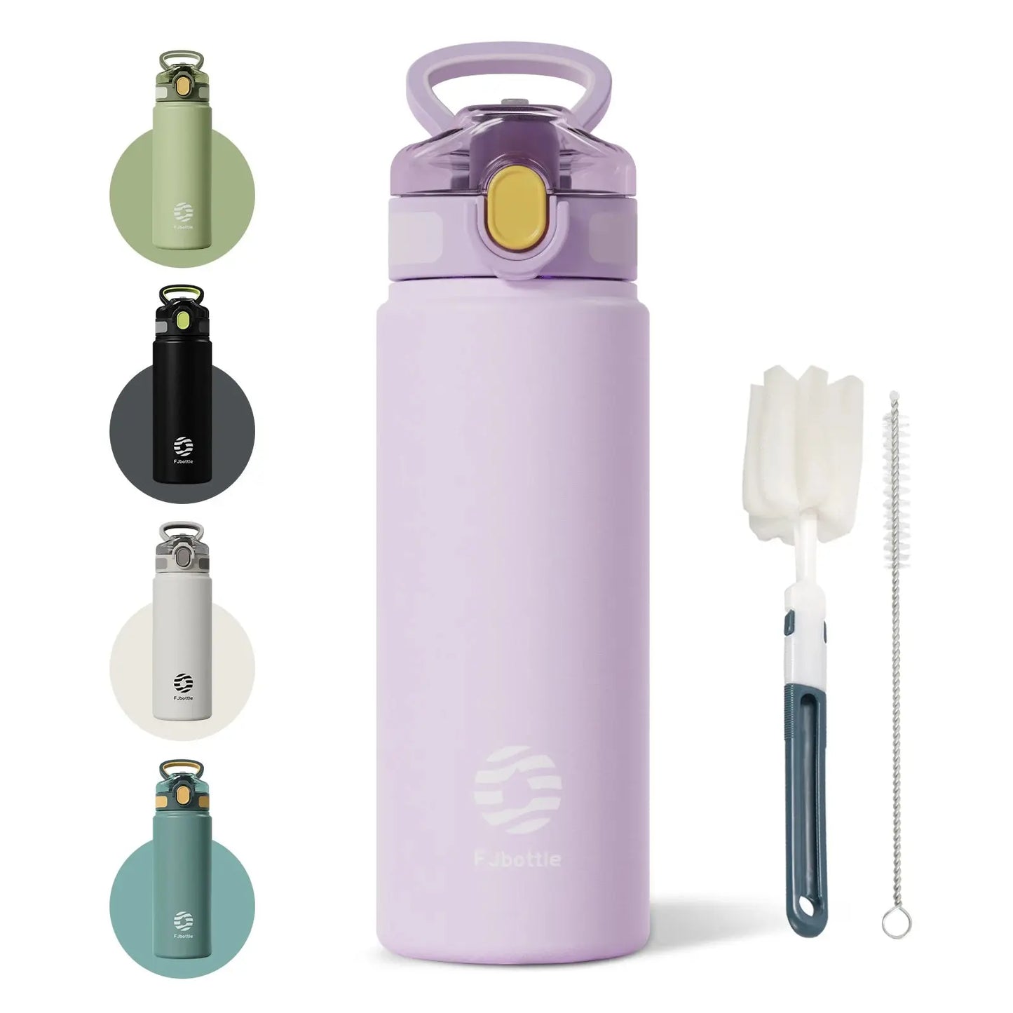 Thermos Bottle with Straw 600ml 720ml Stainless Steel