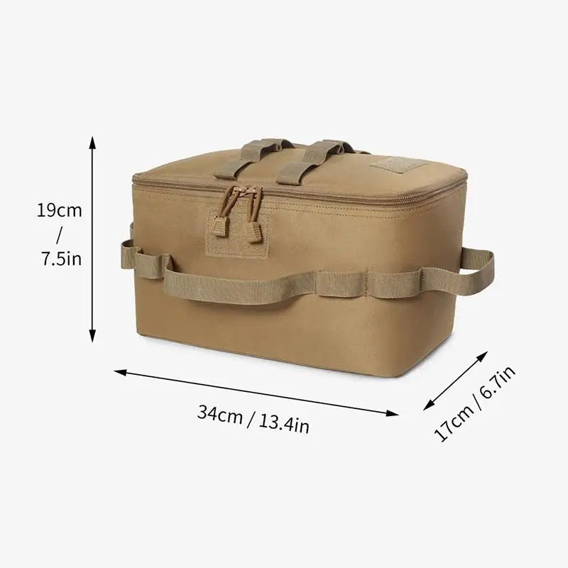 Outdoor Large Capacity Camping Bag Lightweight Storage Bag Portable Handbag Picnic Bag Cookware Utensils Tools Bags