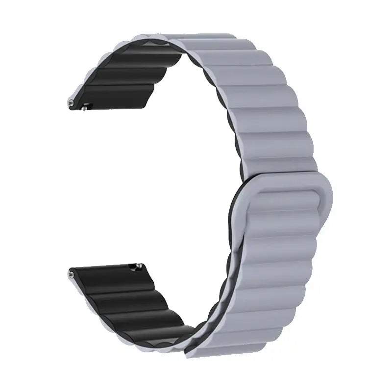 Amazfit Balance, GTR, GTS & Bip Ribbed Magnetic Silicone Loop Band