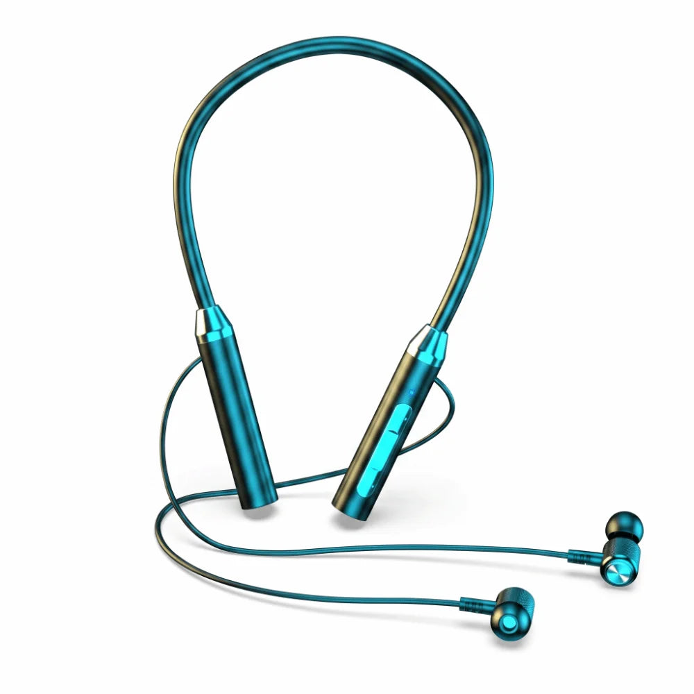 Bluetooth 5.0 Wireless Bluetooth Headphones With Mic 9D Stereo Neckband Earphone Wireless HiFi Stereo Bluetooth Earphone
