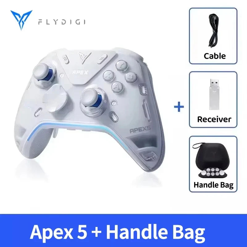Flydigi Controller Gamepad Wireless Gamepad for PC /Switch/Phone/TV/Tablet Computer,Charging Dock with Cool RGB Screen