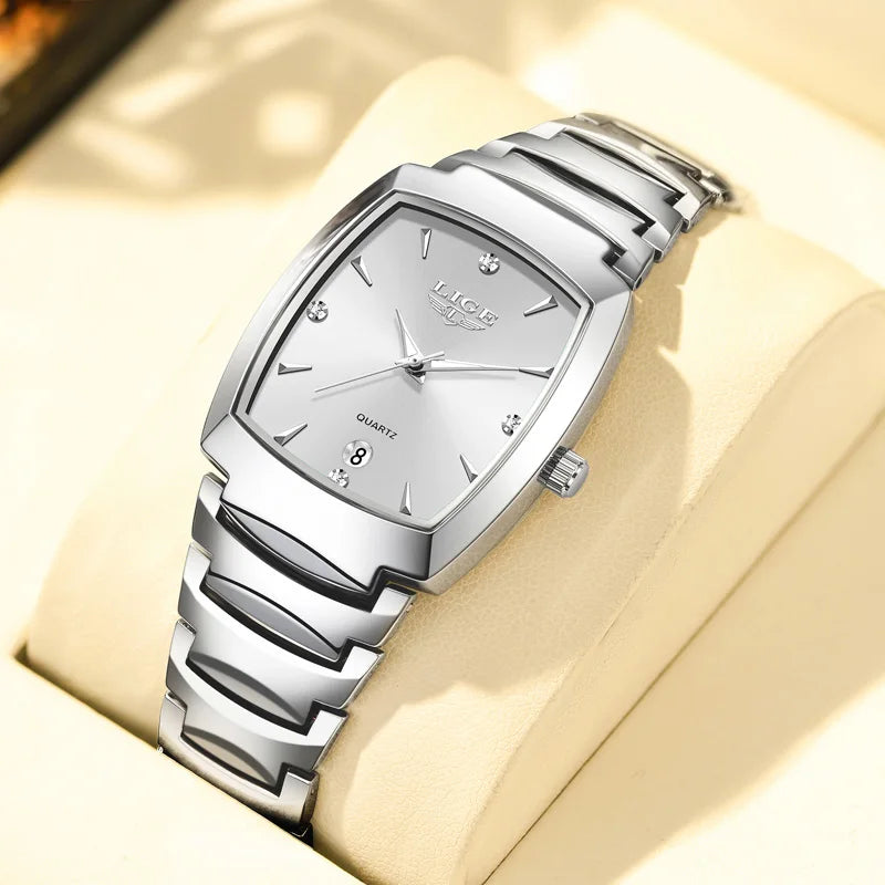 Women's Sculpted Bracelet Tonneau Quartz Watch