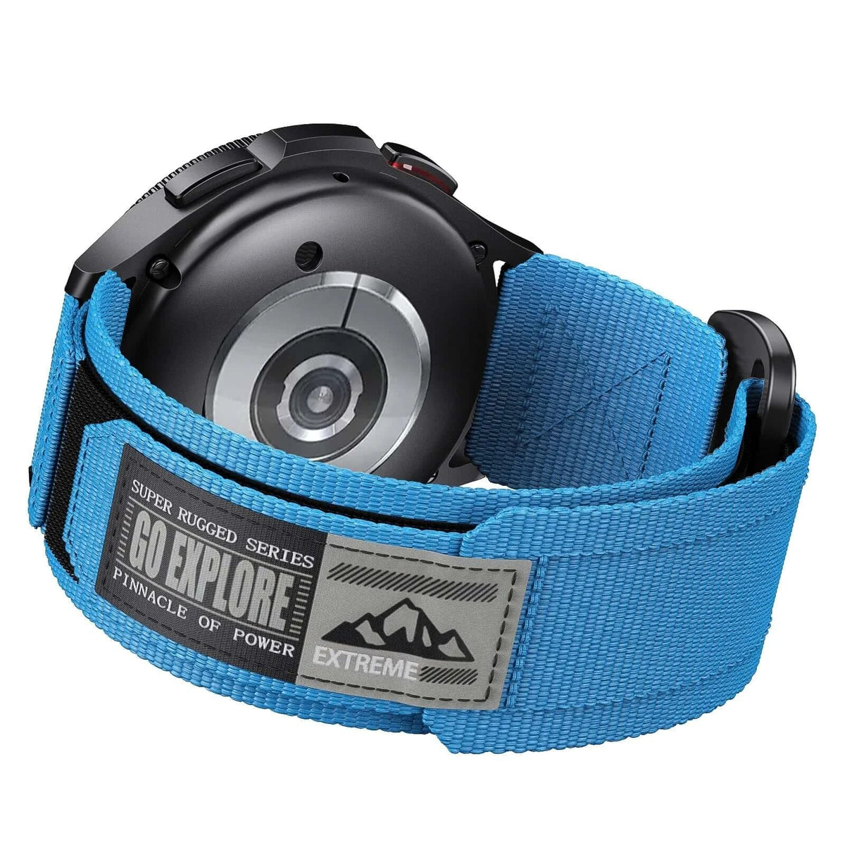 Amazfit Balance, GTR, GTS & Bip Firm Nylon Loop Band, Woven Patch