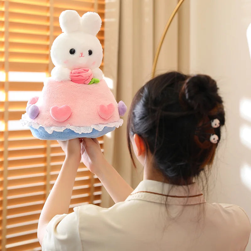 Conejo de peluche de ramo
