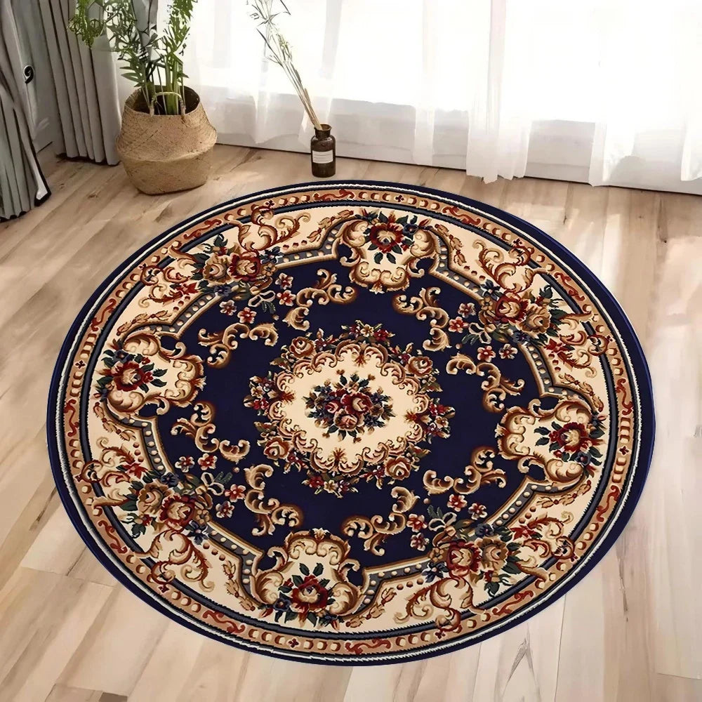 Round Persian Round Mat Round Carpet Bathroom Mat Home Decor Living Room Kitchen Rug Rugs for Bedroom Gift