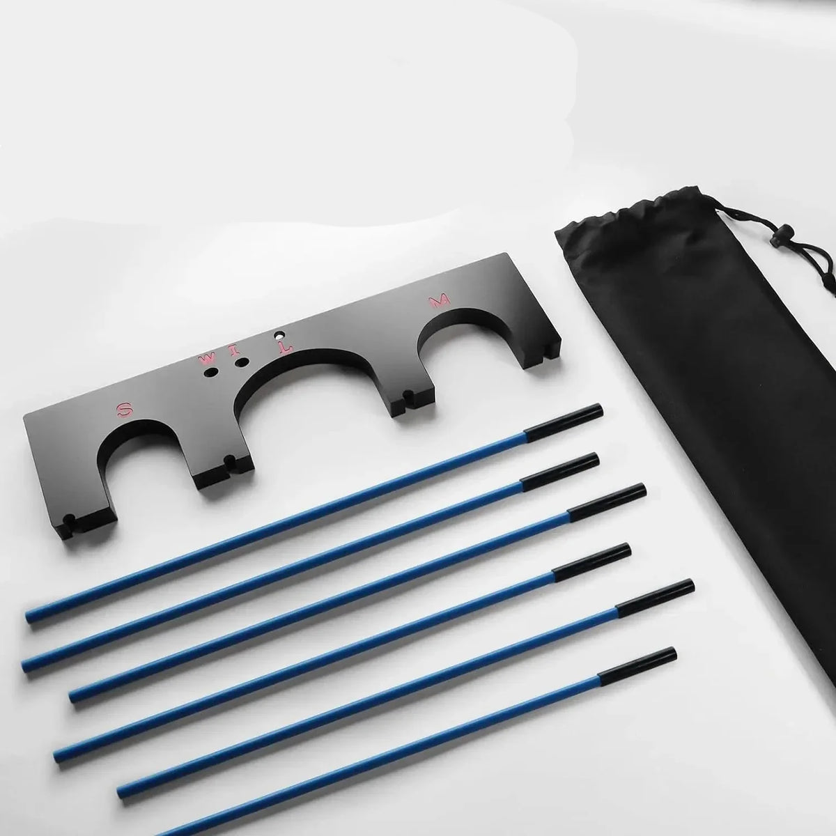 Golf Training Aid Alignment Gate 6 Sticks 5 Angles