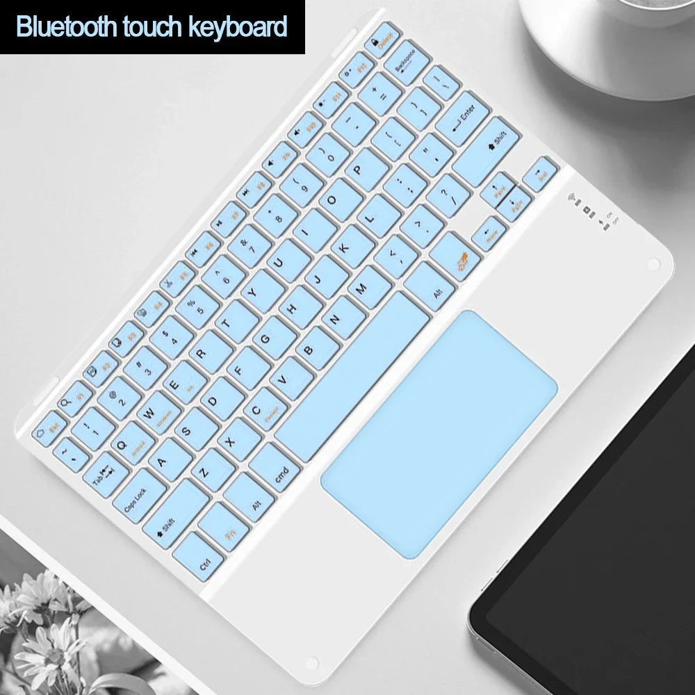 Touchpad Bluetooth Keyboard For Smart Phone PC Computer Laptop Wireless Keyboard For iOS Android Windows for iPad Keyoboard