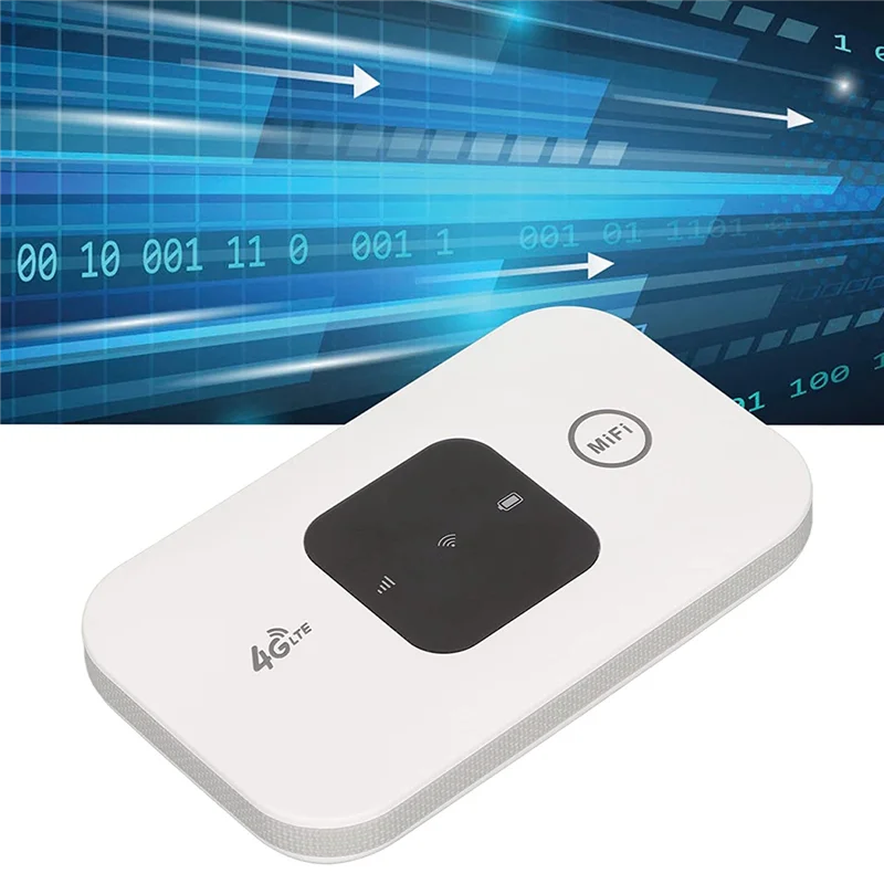 4G Lte Portable Internet Hotspot, Wireless WiFi Router, Supports 8 to 10 Users, 4G Wireless Router for Home, Office