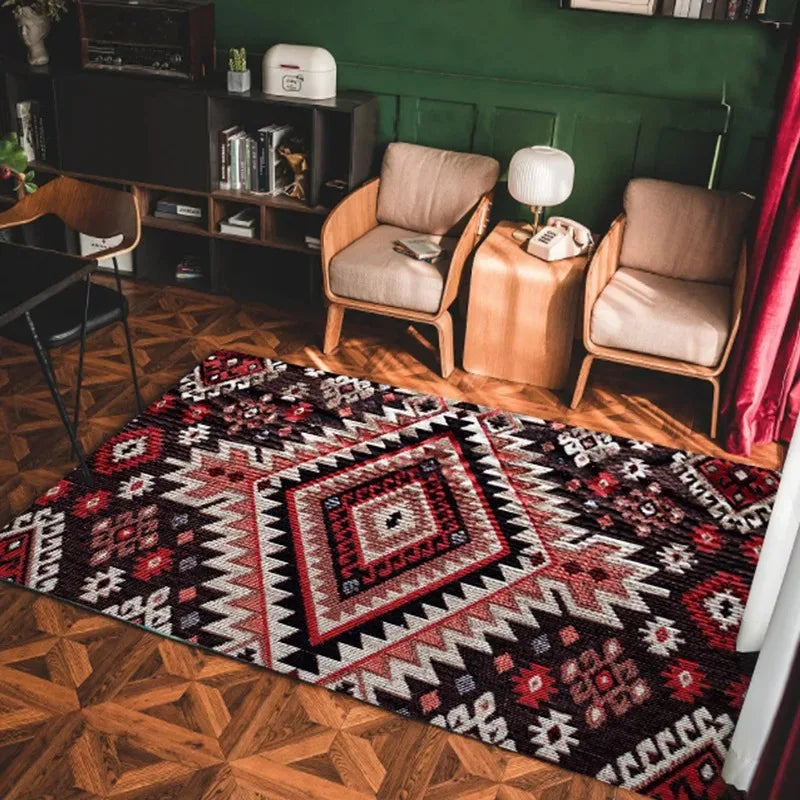 Bohemian Style Non-Slip Rug Pastoral Persian Style Non-Slip Doormat