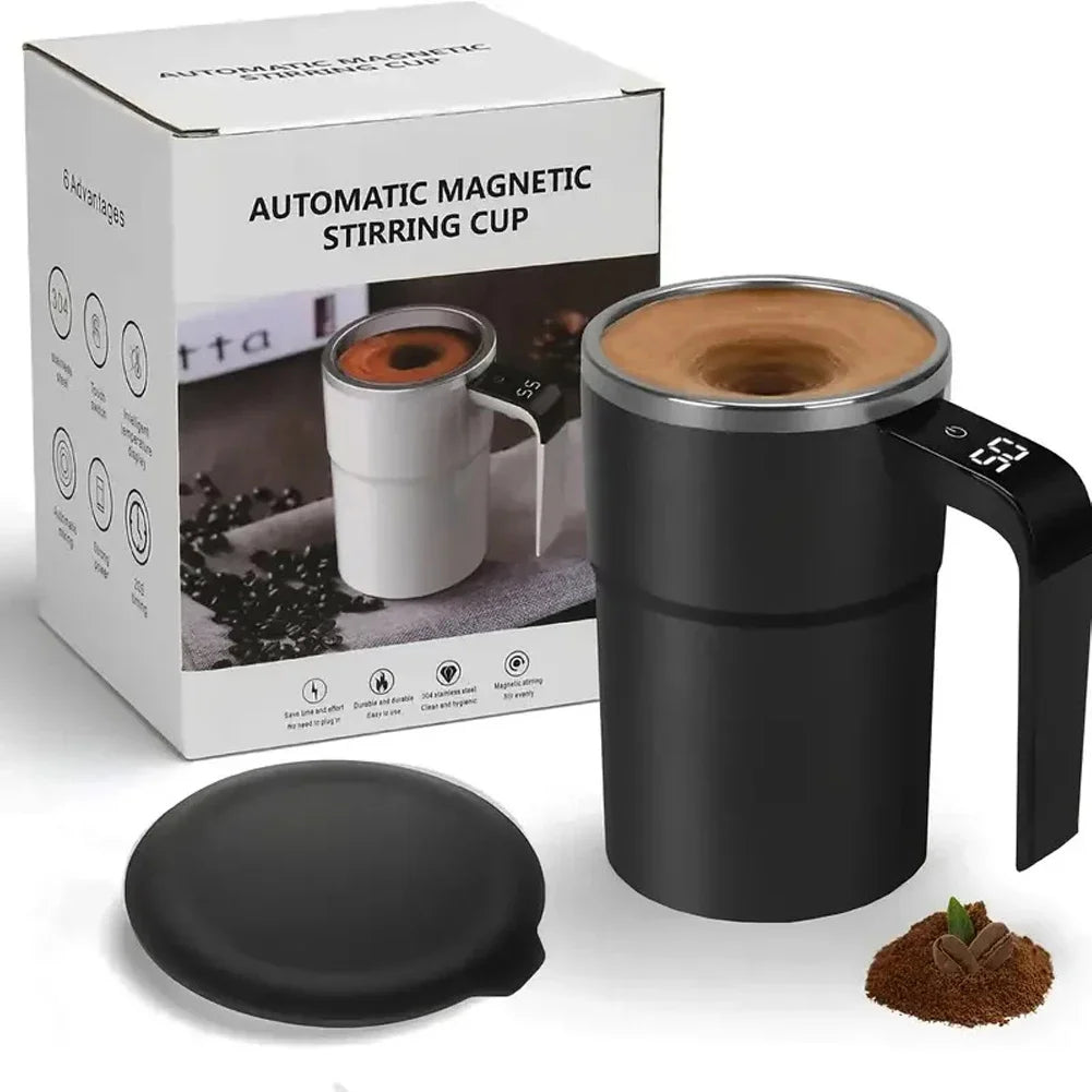 MixMug Taza Inteligente Autoagitadora de Café con Lector de Temperatura y Recargable por USB