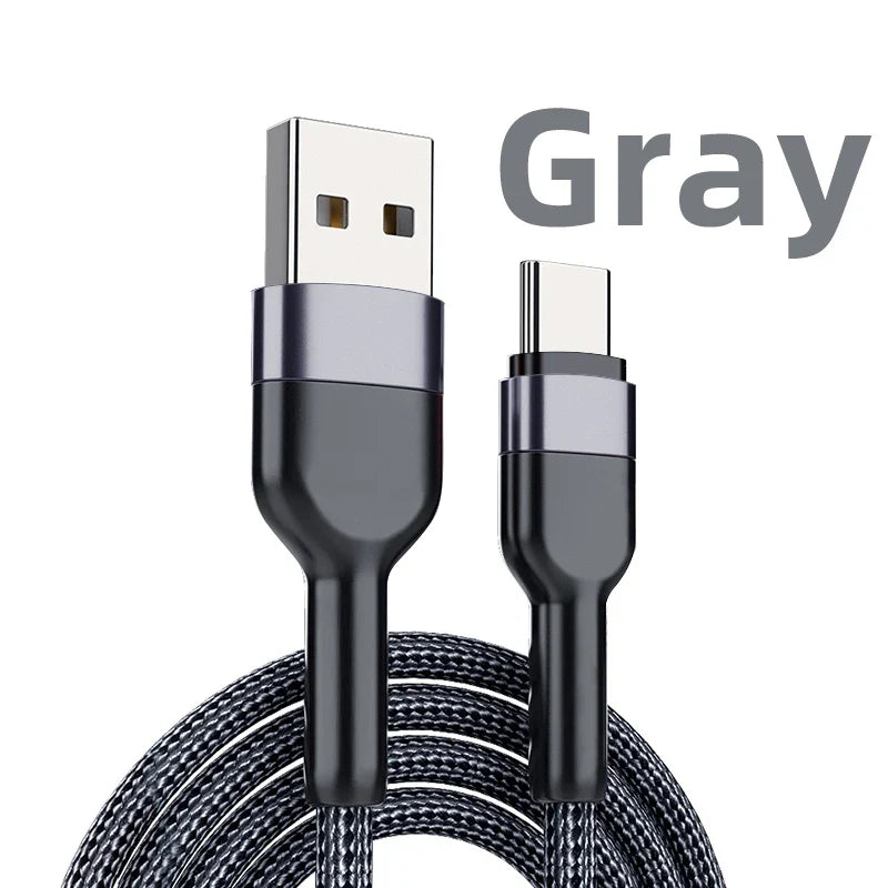 5A USB Type C Cable Wire For Samsung S10 S20 Xiaomi mi 11 Mobile Phone Fast Charging USB C Cable Type-C Charger huawei Cables