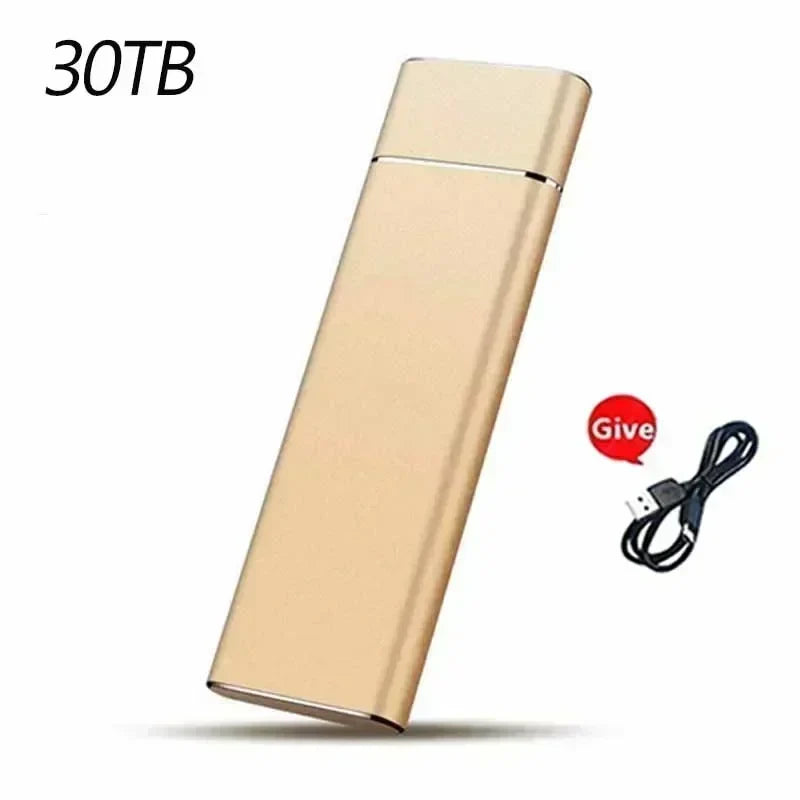 Mini Portable USB SSD 1TB 2TB High-speed Original Mass Storage SSD USB3.0 External Hard Drive for USB SSD Computer Laptop