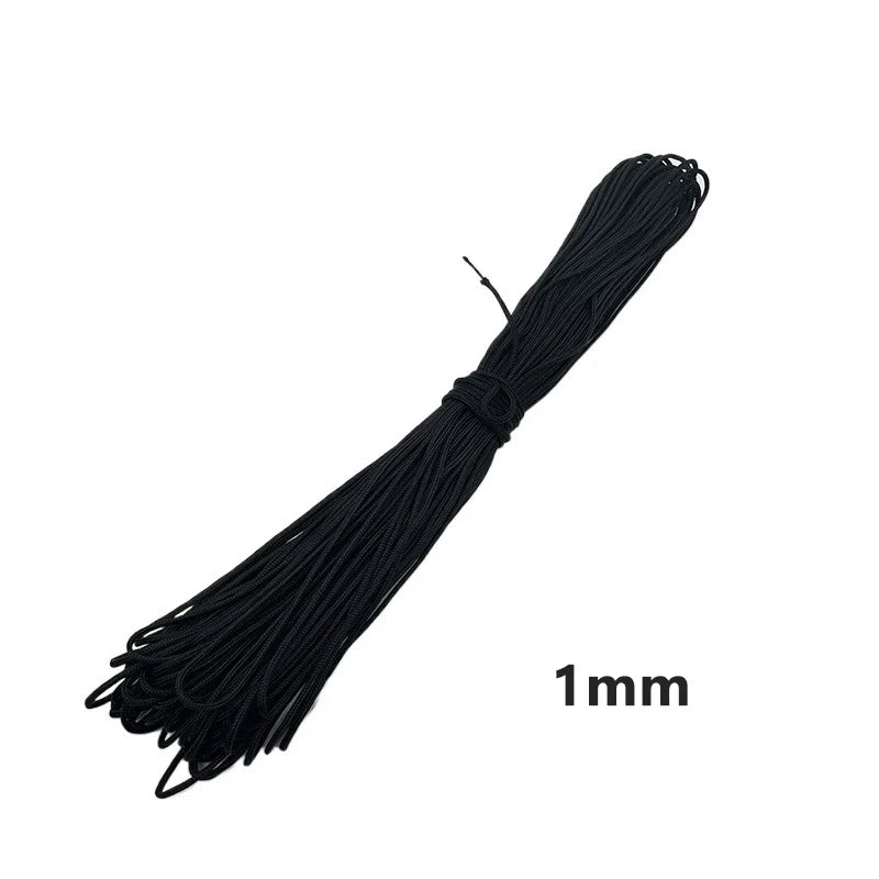 Paracord 1mm/2mm/3mm/4mm 7 stand Cores Paracord Parachute Cord Lanyard Tent Rope For Hiking Camping Clothesline DIY Bracelet