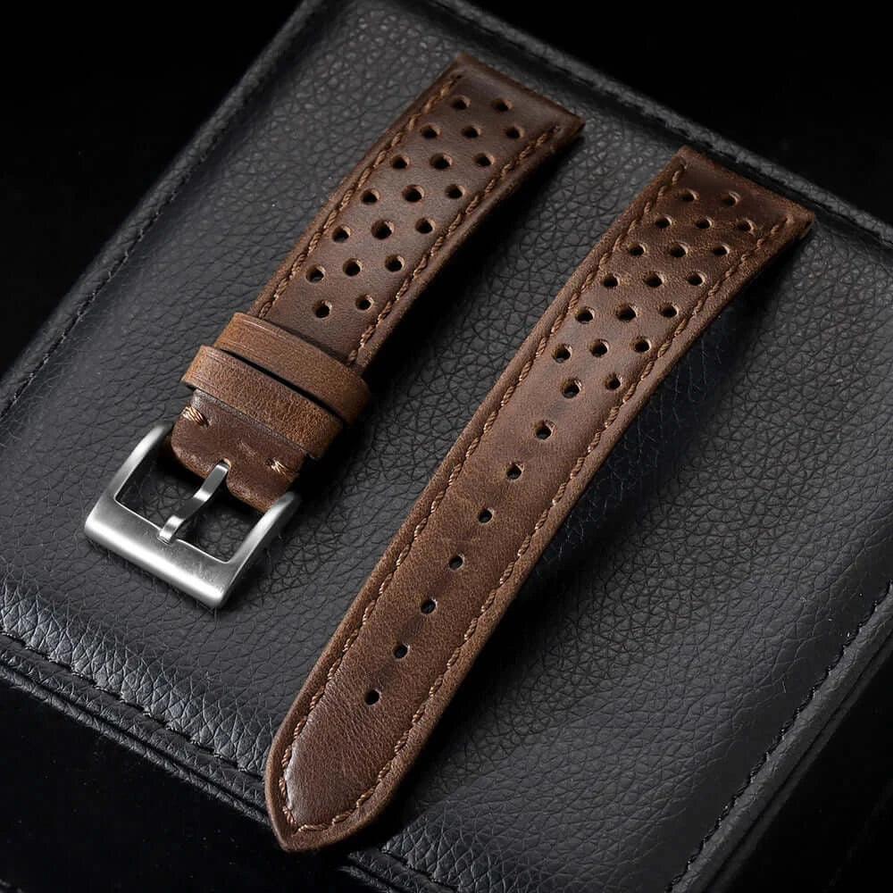 Amazfit Balance, GTR, GTS & Bip Perforated Calfskin Rally Band