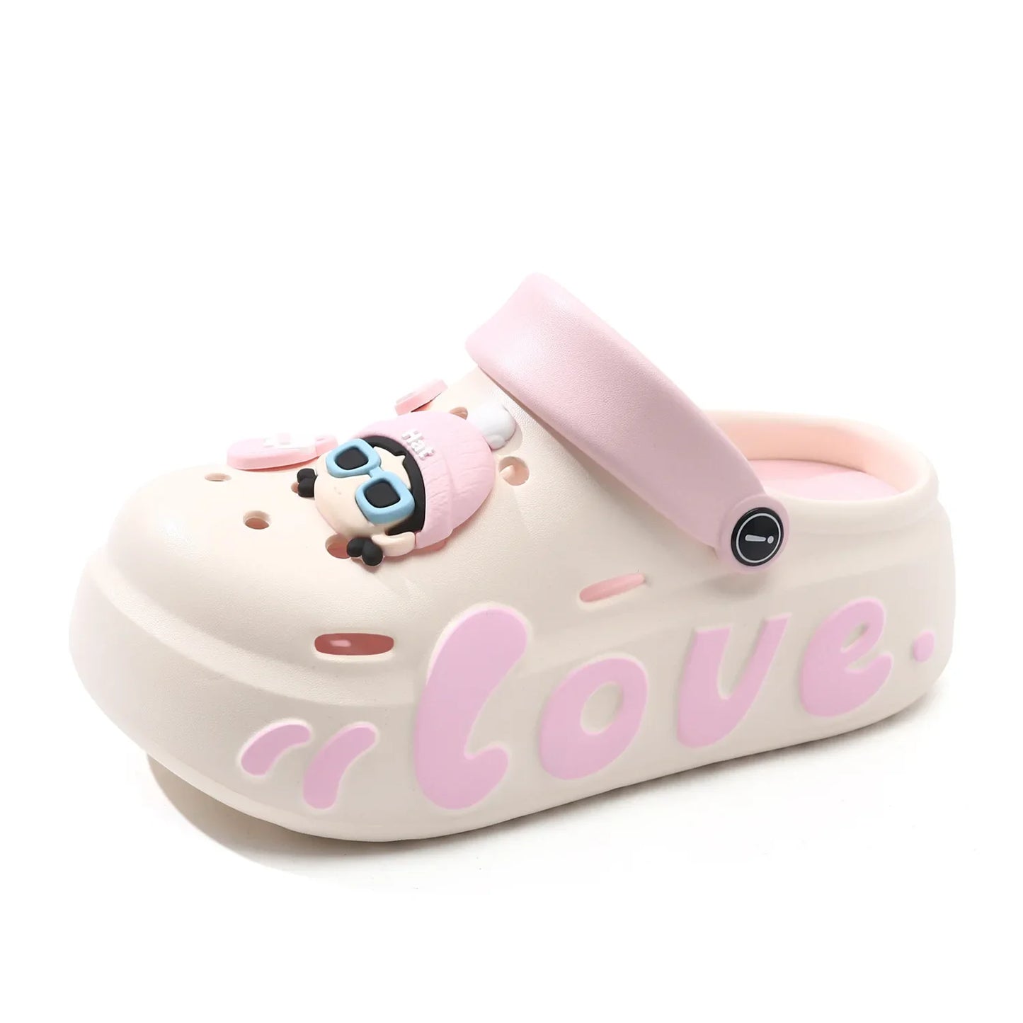 2026 New Women Fashion Clogs Cute DIY Charms Home Street Slippers For Female Summer Platform Shoes Soft EVA Girls Leisure Sandal