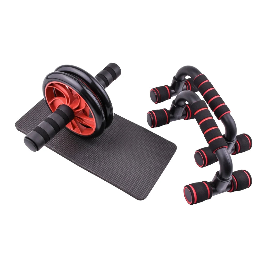 All in One Home Gym Ab Roller Jump Rope & Mat