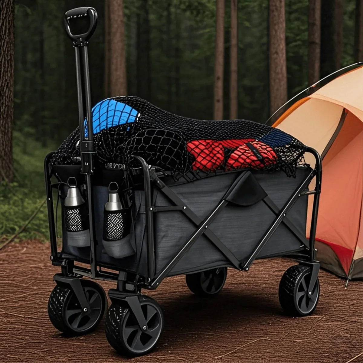Camping Cart Guard Net, Camping Cart Net Bag, Small Cart Guard Net