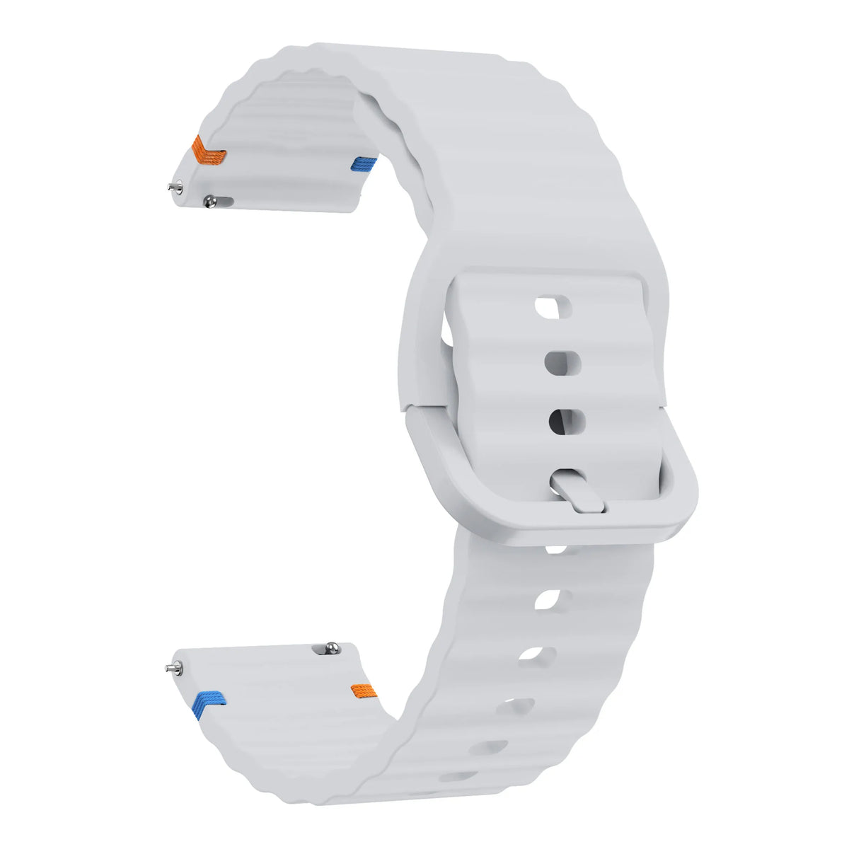 Garmin 18/20/22mm Quick Release Wave-Texture Silicone Band