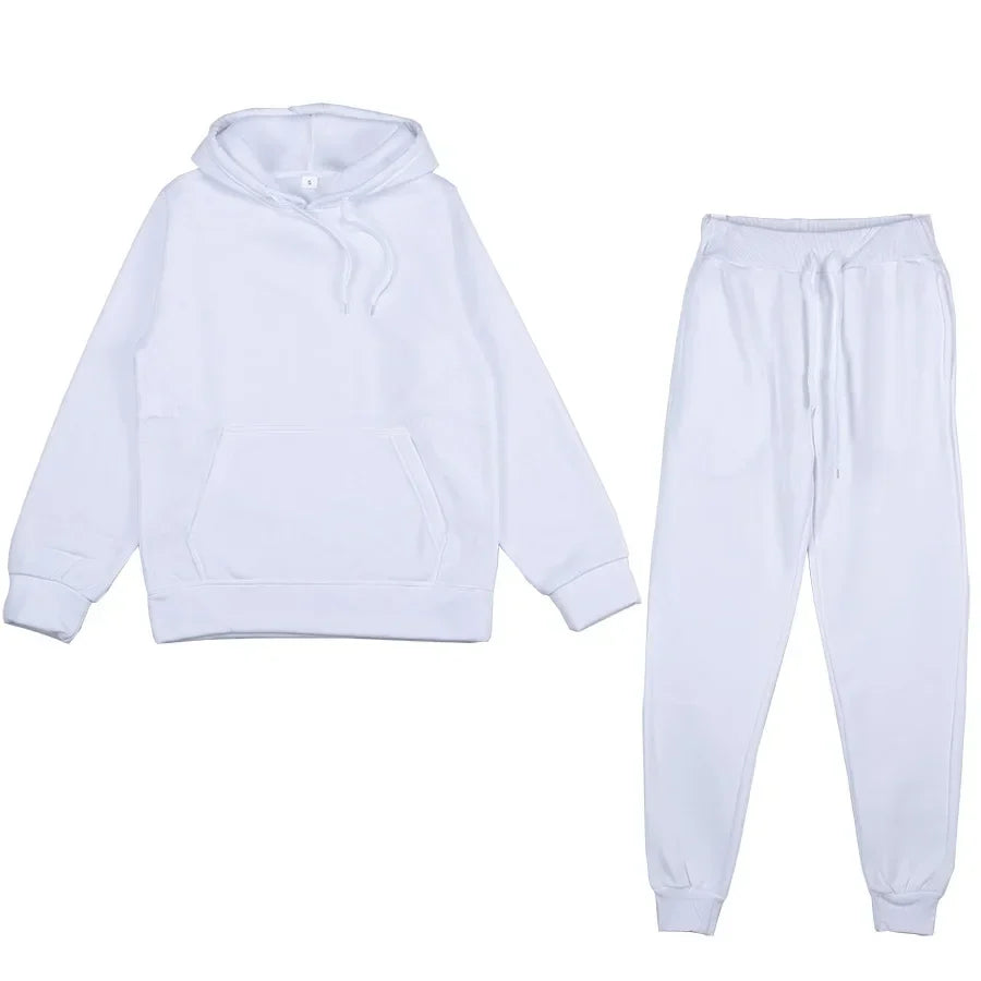 Women's 2-Piece Fleece Sweat suit Sets Perfect for Jogging
