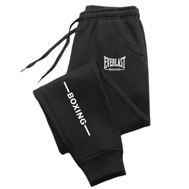 Pantalones de chándal de felpa para hombre EVERLAST