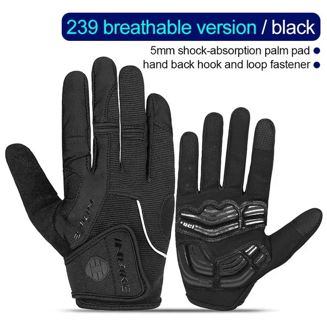 INBIKE Full Finger Gel Padded Touchscreen Gloves