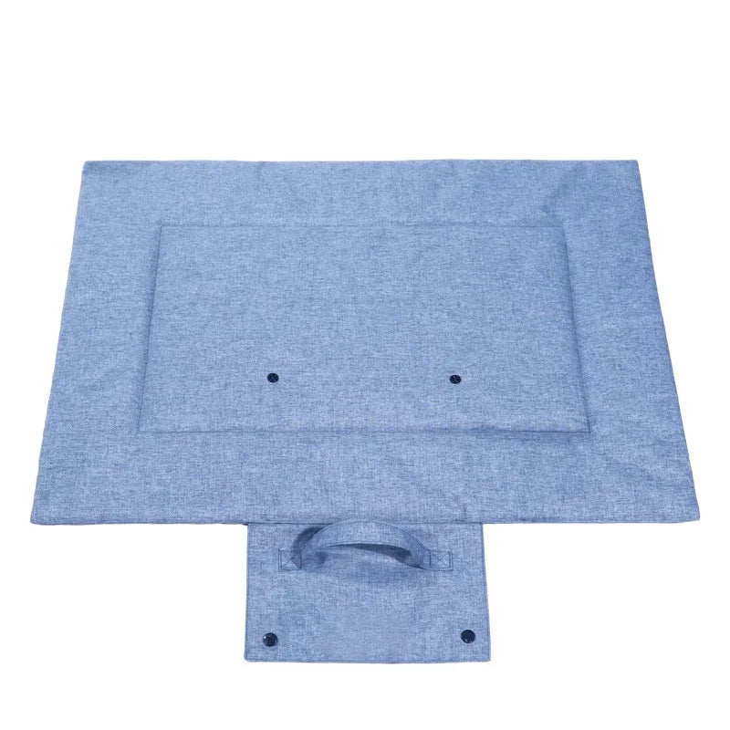 All-Season Portable Pet Bed for Outdoor & Indoor Use: Waterproof, Chew-Resistant Mat for Dogs and Cats with Easy-Clean Design