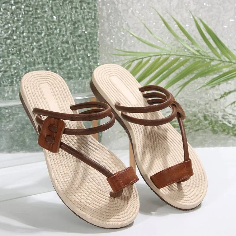 Flip Flops WomensShoes Flat Summer Slippers Folded Flip Casual Fashion Bohemian Flops Dress Sandals Women