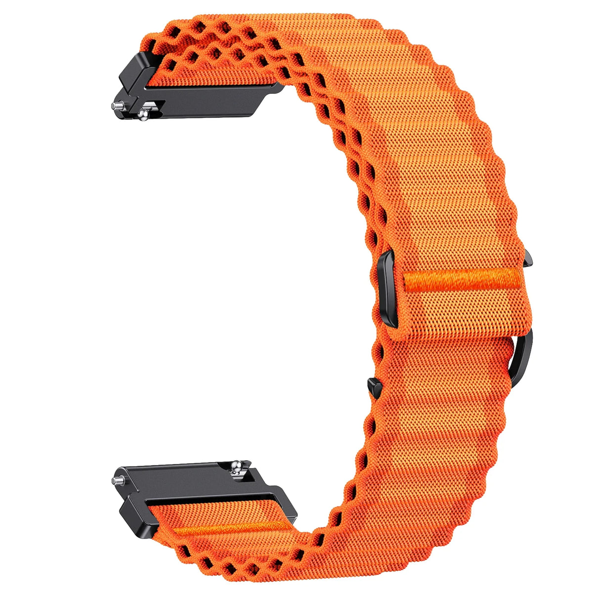 Motorola Moto Watch Ocean-Style Ribbed Nylon Loop Band
