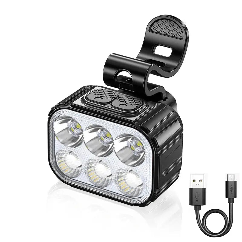 Bike Light Front Lamp USB Rechargeable T6 LED 1100m