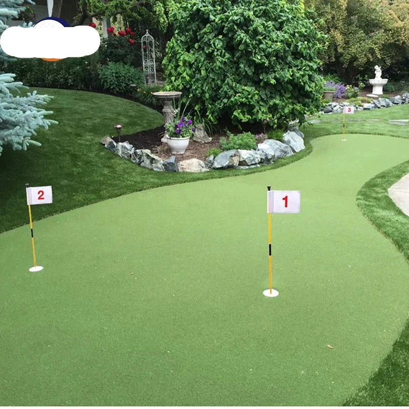 Portable Golf Practice Set Hole Cup Flag Training Tool