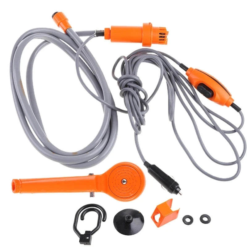12V Outdoor Shower Kit for Travel & Camping