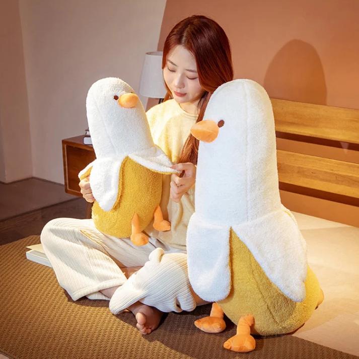 Peluche de pájaro bananero