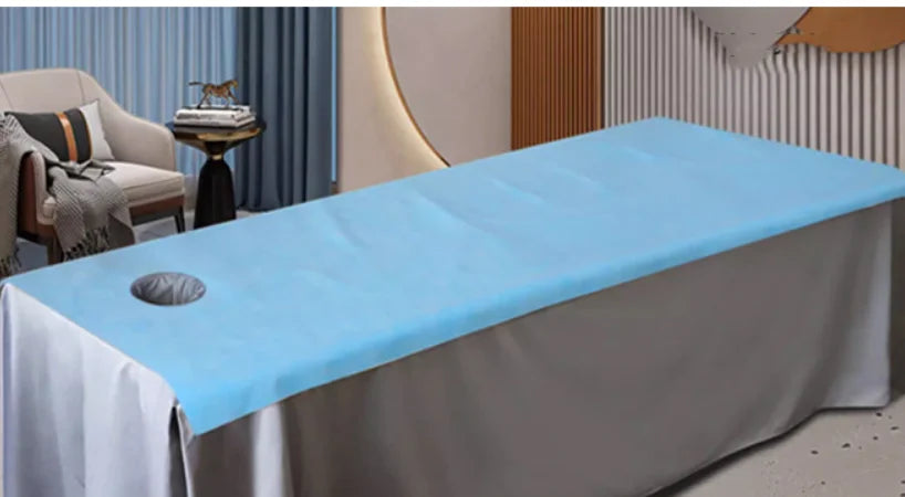 100pcs Disposable Thick Non-Woven Bed Cover Waterproof Breathable