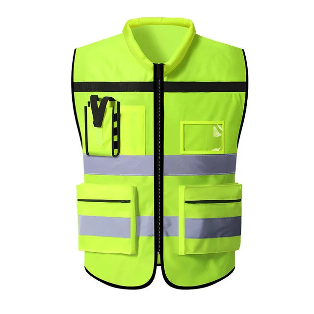 Reflective Construction Vest Improved Visibility, Enhanced Safety
