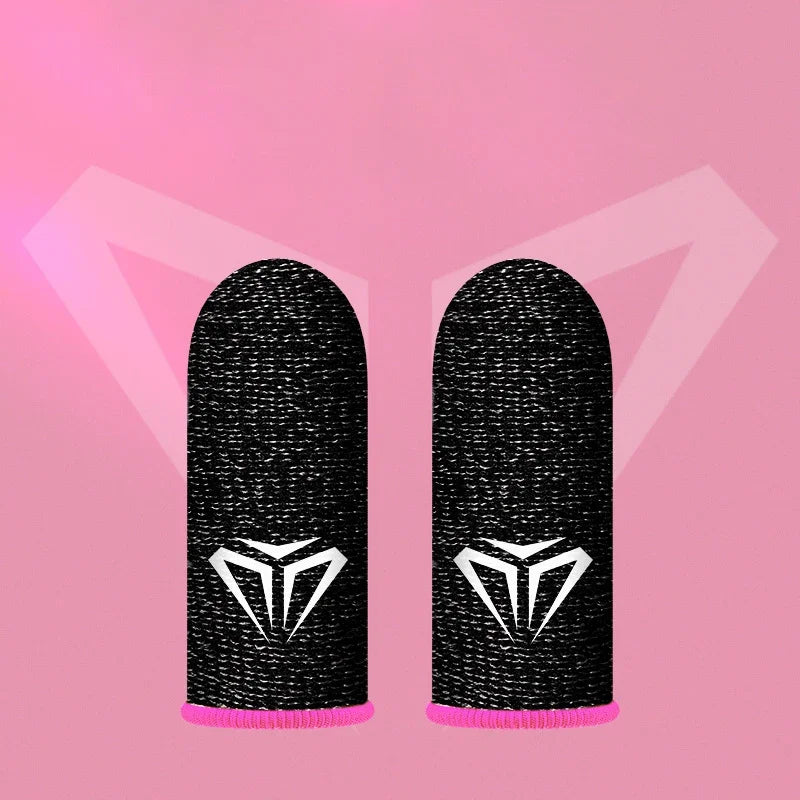 Hot Sales Game Fingertip Gloves Sweatproof Anti-slip Gamer Thimbles Touch Screen Finger Sleeve Breathable Fingertip Parts
