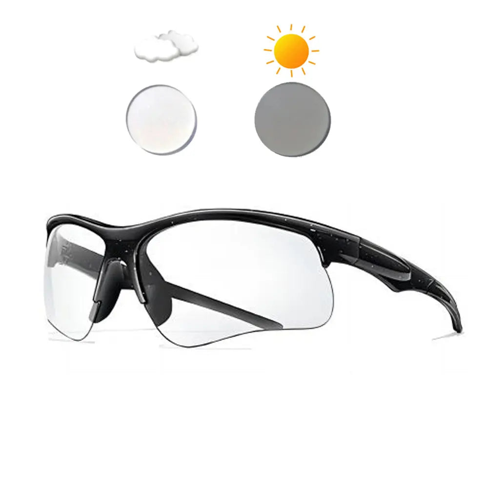New Photochromic Cycling Sunglasses Men Women Outdoor Mtb Bicycle Sun Glasses Running Eyewear Sports Bike Windproof Goggles