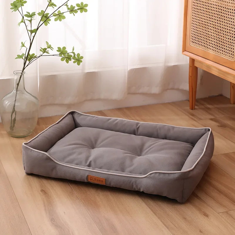 Four Seasons Paw Pet Sofa Dog Beds Waterproof Bottom Soft Fleece Warm Cat Bed House Pet Cushions for Small Medium Large Dogs