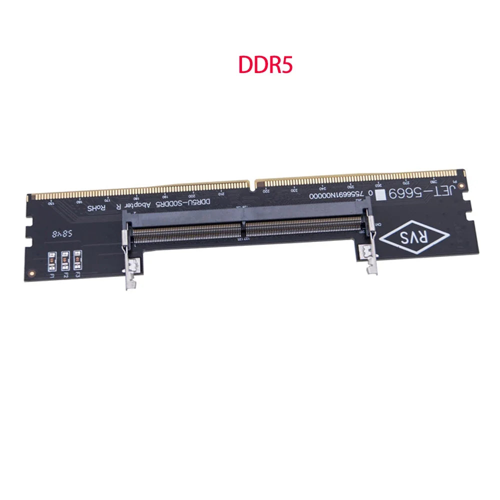 DDR3 DDR4 DDR5 Memory Test Adapter Card Laptop Computer RAM to Desktop Motherboard Converter Stable Memory Test Transfer Card