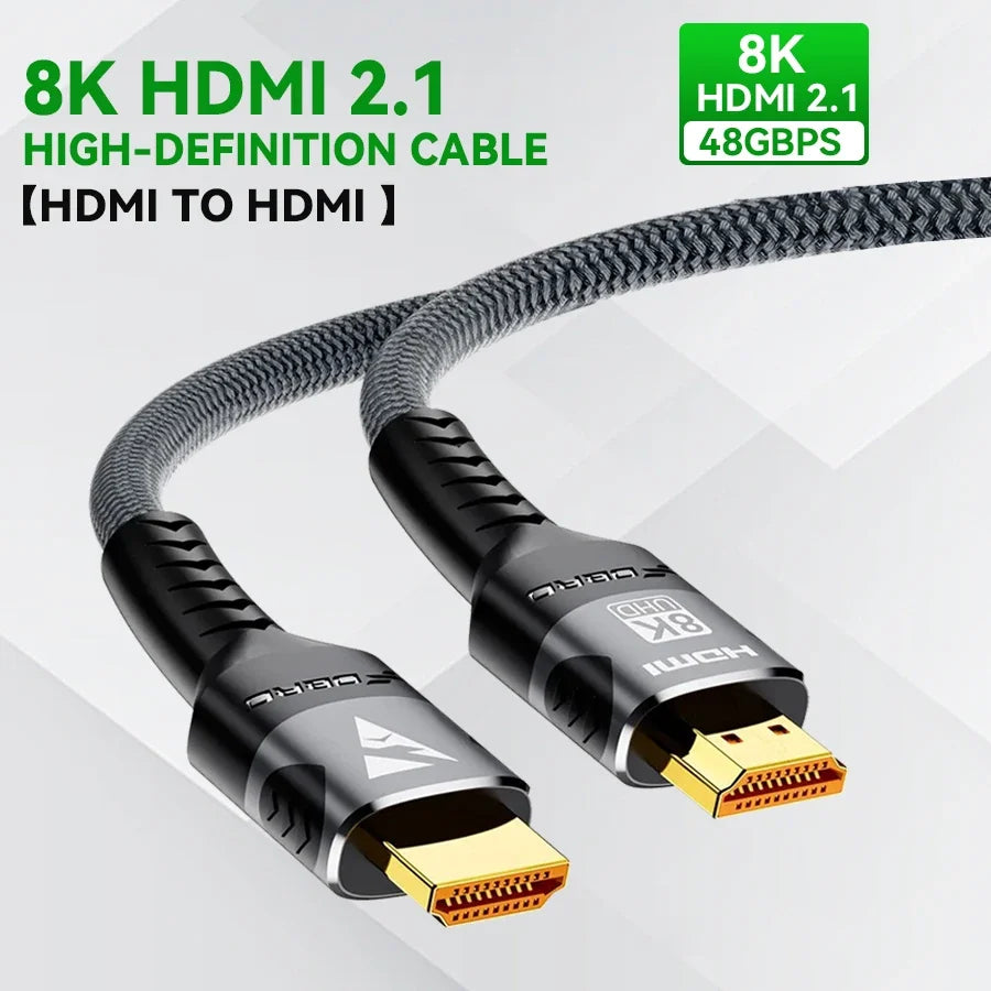 HDMI Cable 4K 60Hz HDMI-Compatible Ultra HD 1080P 120Hz High Speed Video Audio HDMI 2.0 Cable For PS4 TV Laptop Monitor Rtx3080