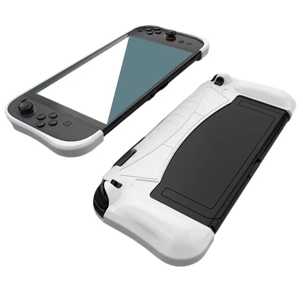 Game Console Protective Case Silicone Grip Case For Switch 2 With Stand Thumb Grip Integrated Game Console Protective Soft Case