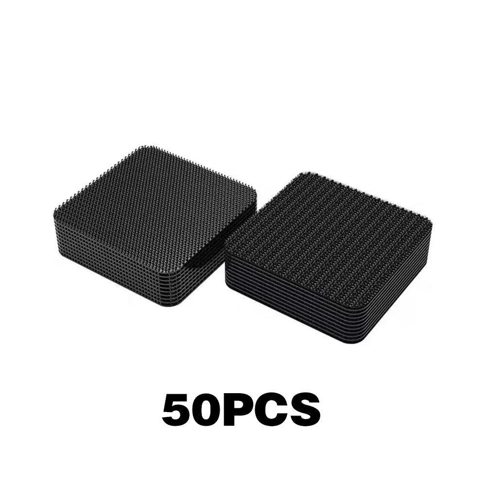 Car Fixed Sticker Wholesale Car Carpet Mat Fixing Tape Self Adhesive Universal Fastener Trunk Storage Box Anti Slip Fixing Tool