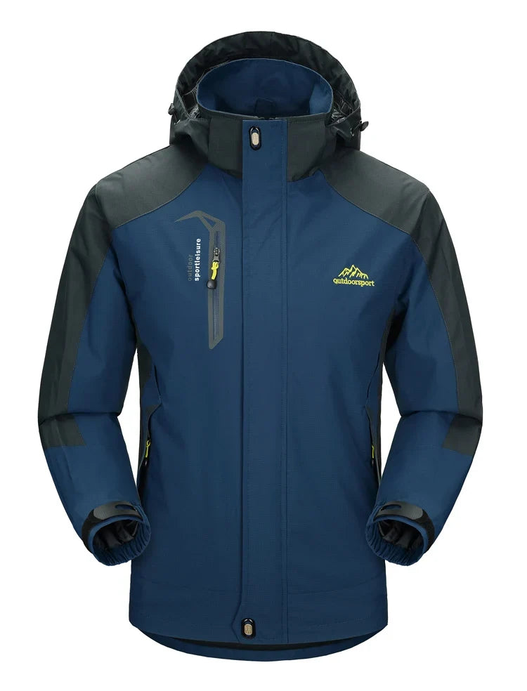 Men's Lightweight Waterproof Rain Jacket 5000mm Windbreaker Lined Casual Spring Autumn Fishing Hiking Outdoor Leisure Jacket