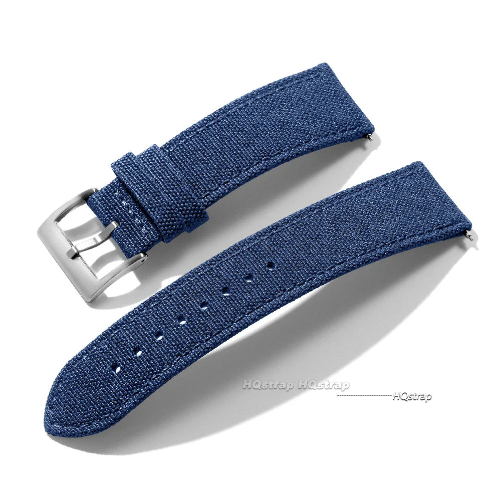 Polar Sailcloth Nylon Watch Strap Quick Release - Unisex Waterproof Band