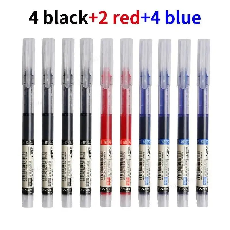 Gel Pen Set With Smooth Liquid Ink Needle Tip Writing