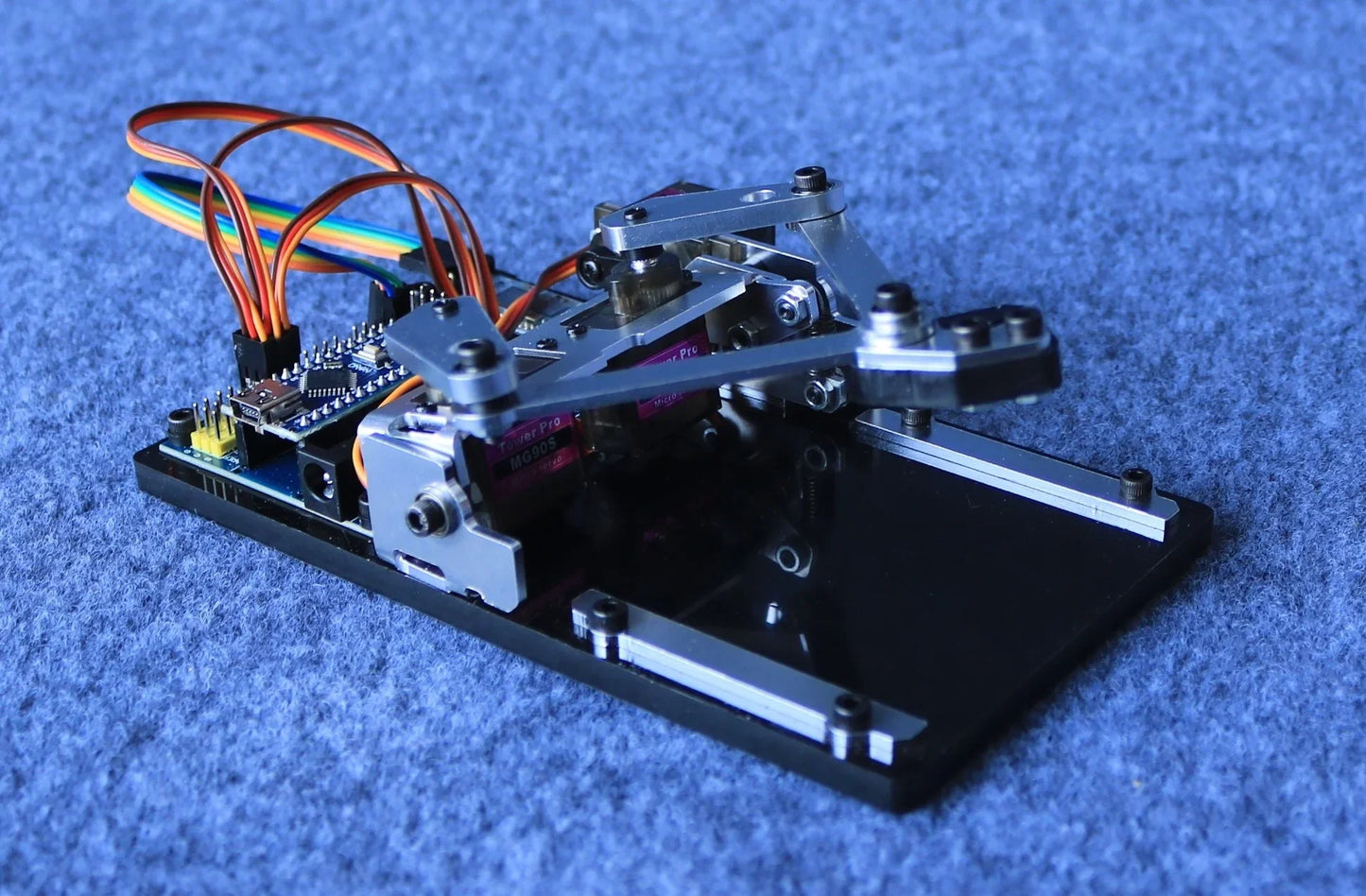 Arduino Drawing Board Robotic Arm,diy Drawing Robot,programming Learning Kit for University and High School Students,APP Control
